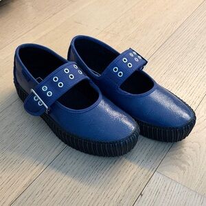 Vans Blue Mary Jane  Creepers